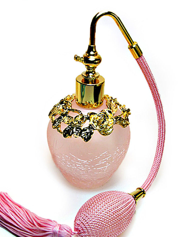 Crystal perfume atomizer bottle