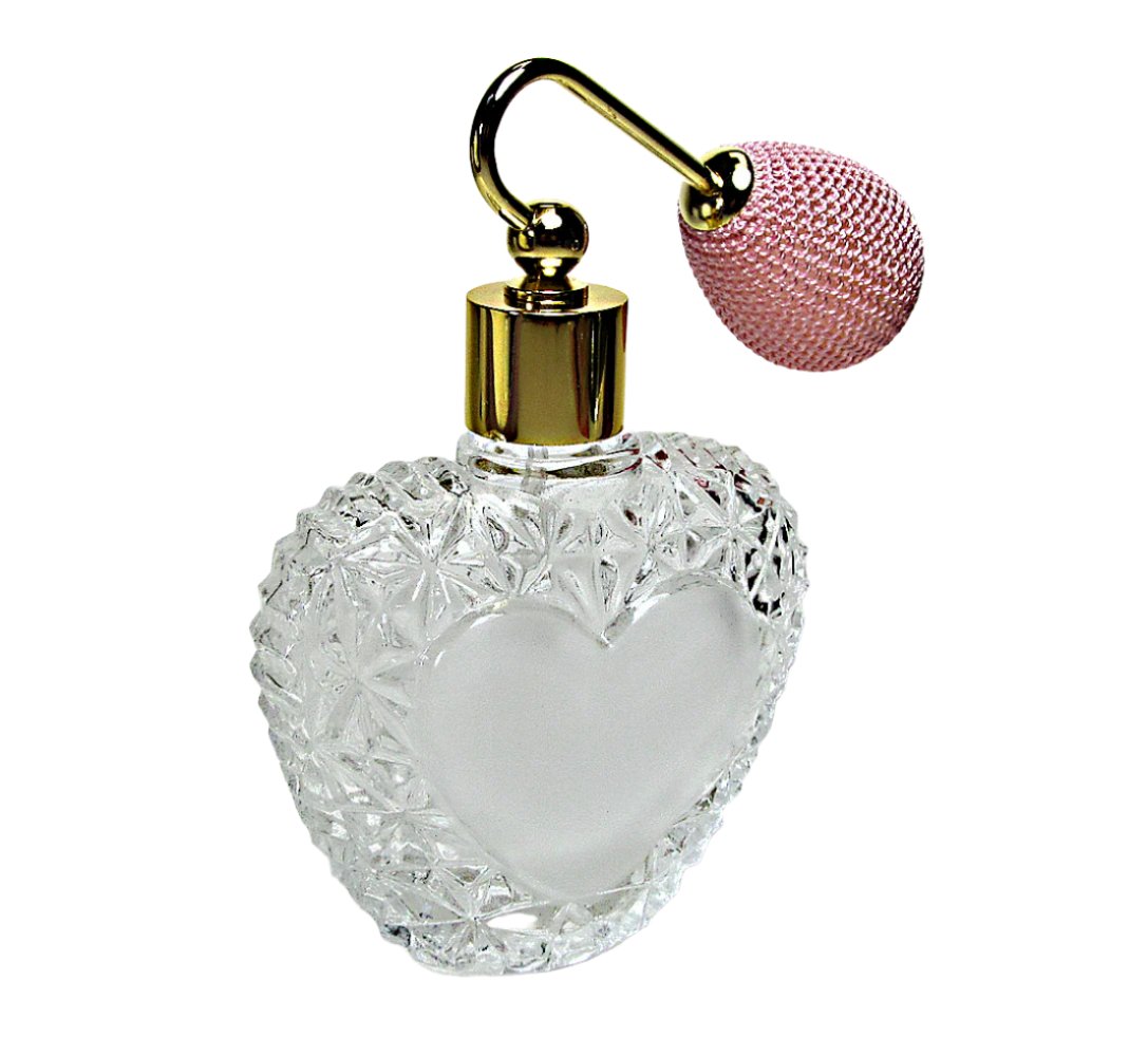 crystal glass perfume bottle