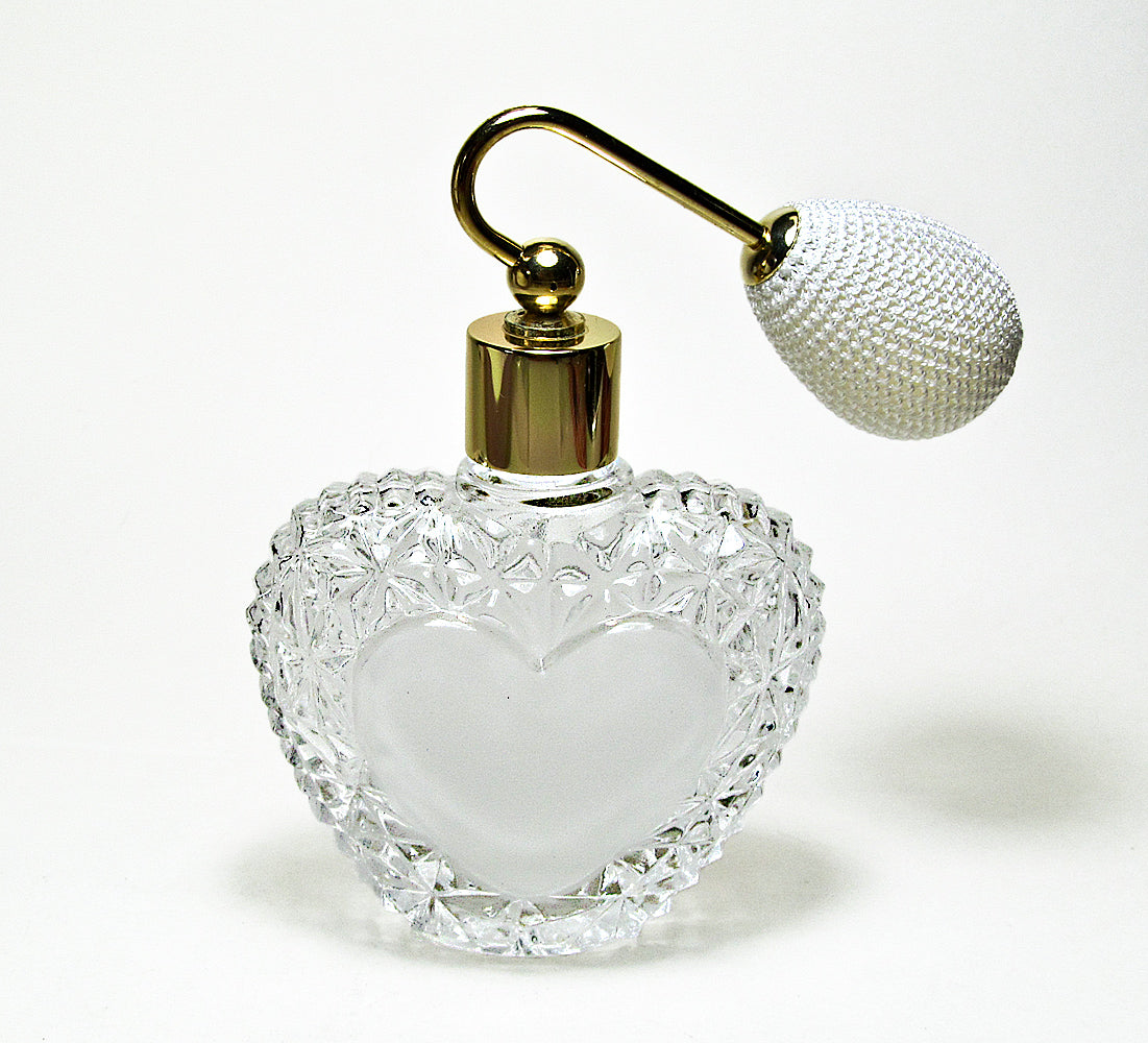 Empty perfume spray bottle