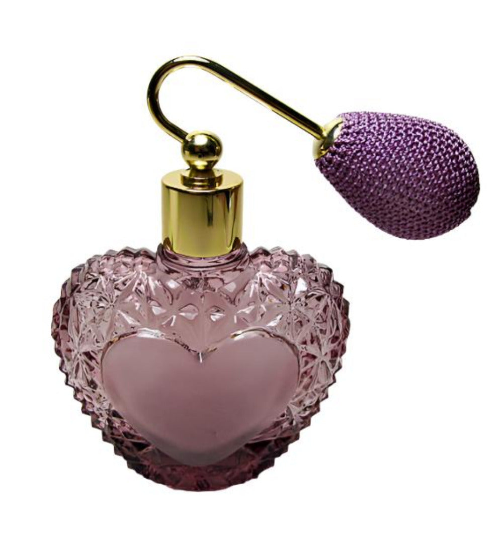 purple perfume bottle