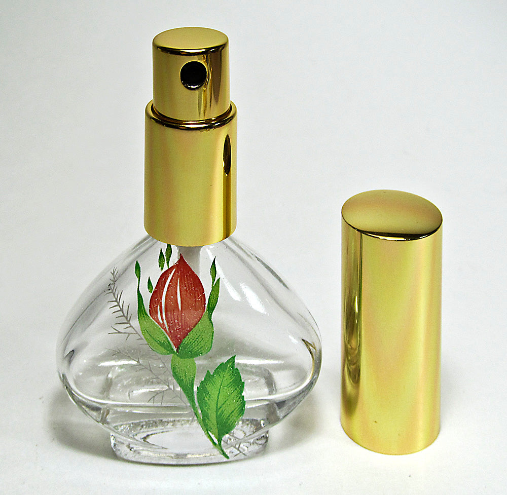 Floral Purse glass perfume bottle