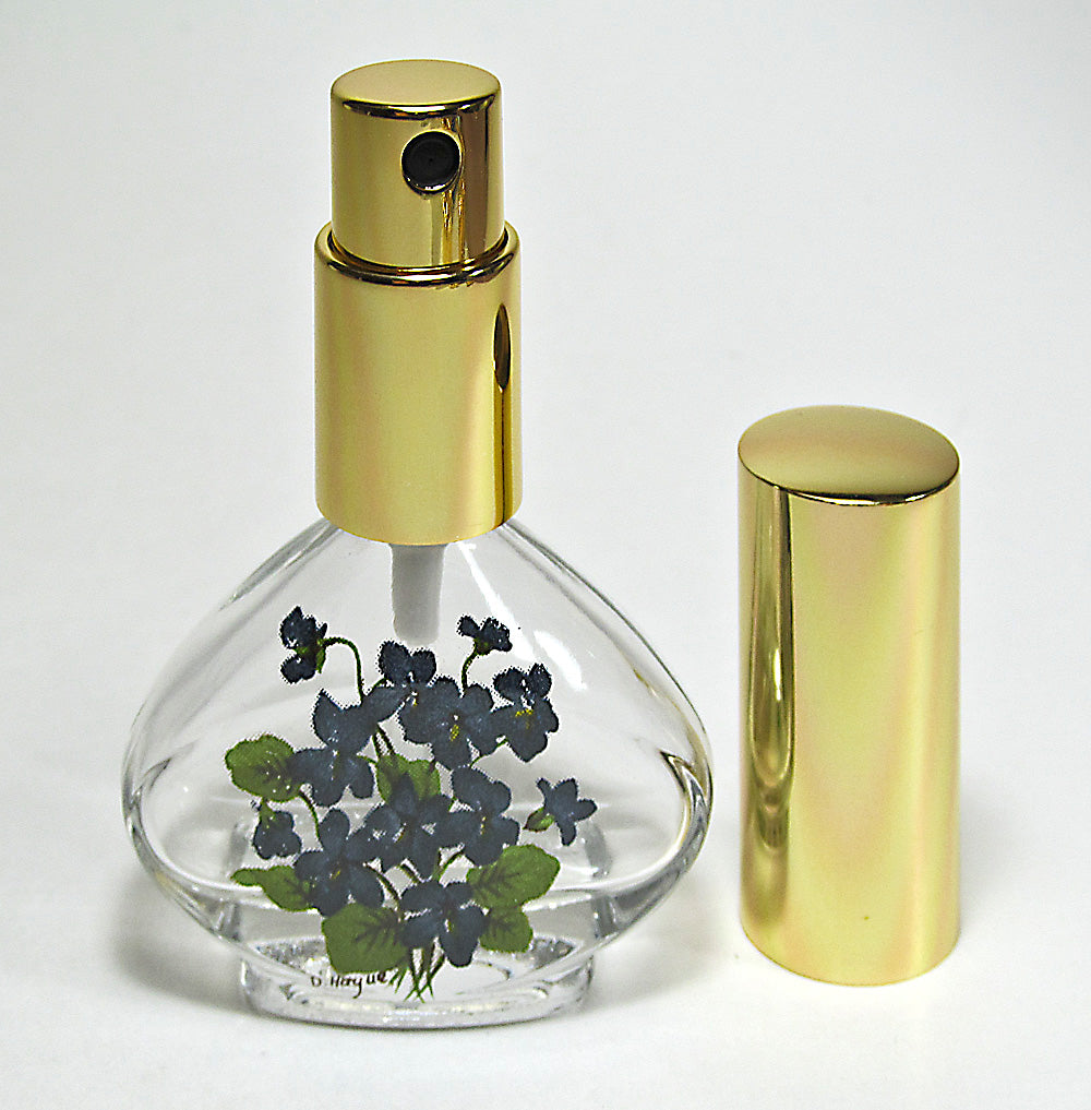 Floral Purse glass perfume bottle