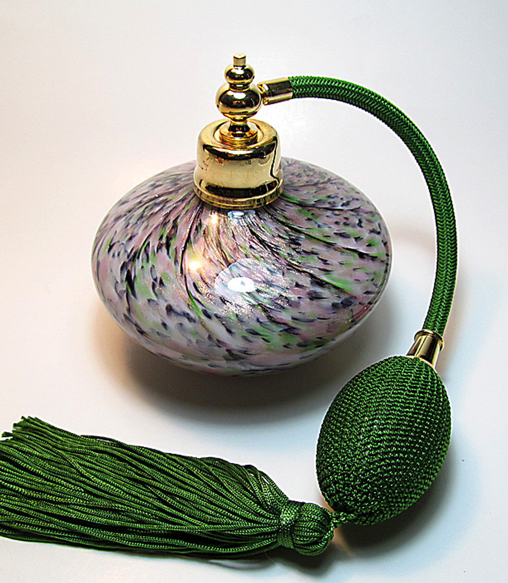 Art glass perfume bottles