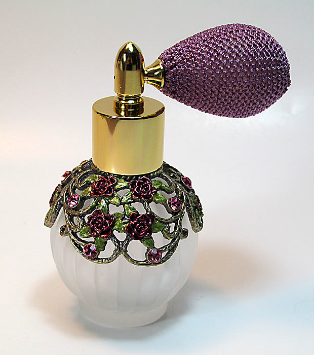 Antique glass perfume bottle