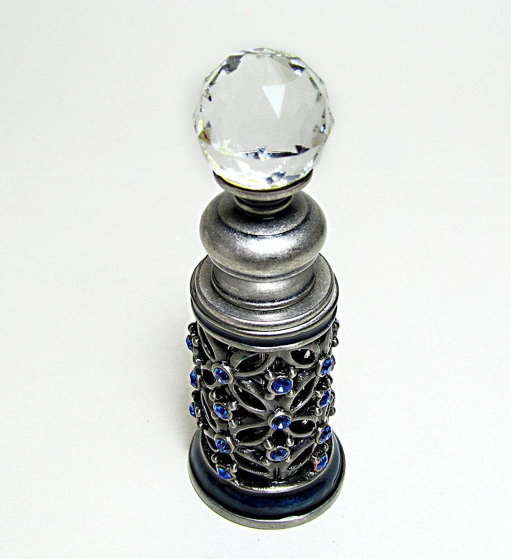 Refillable antique perfume bottle