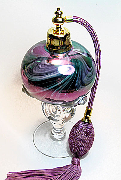 Refillable perfume atomizer bottle