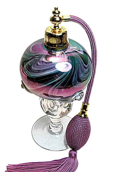 Refillable perfume atomizer bottle