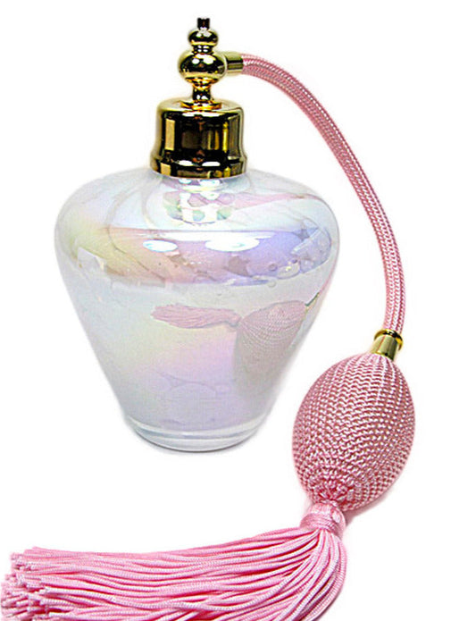 Art hand made perfume atomizer bottle with bulb spray mounting
