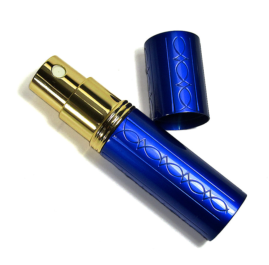 perfume bottle and atomizer