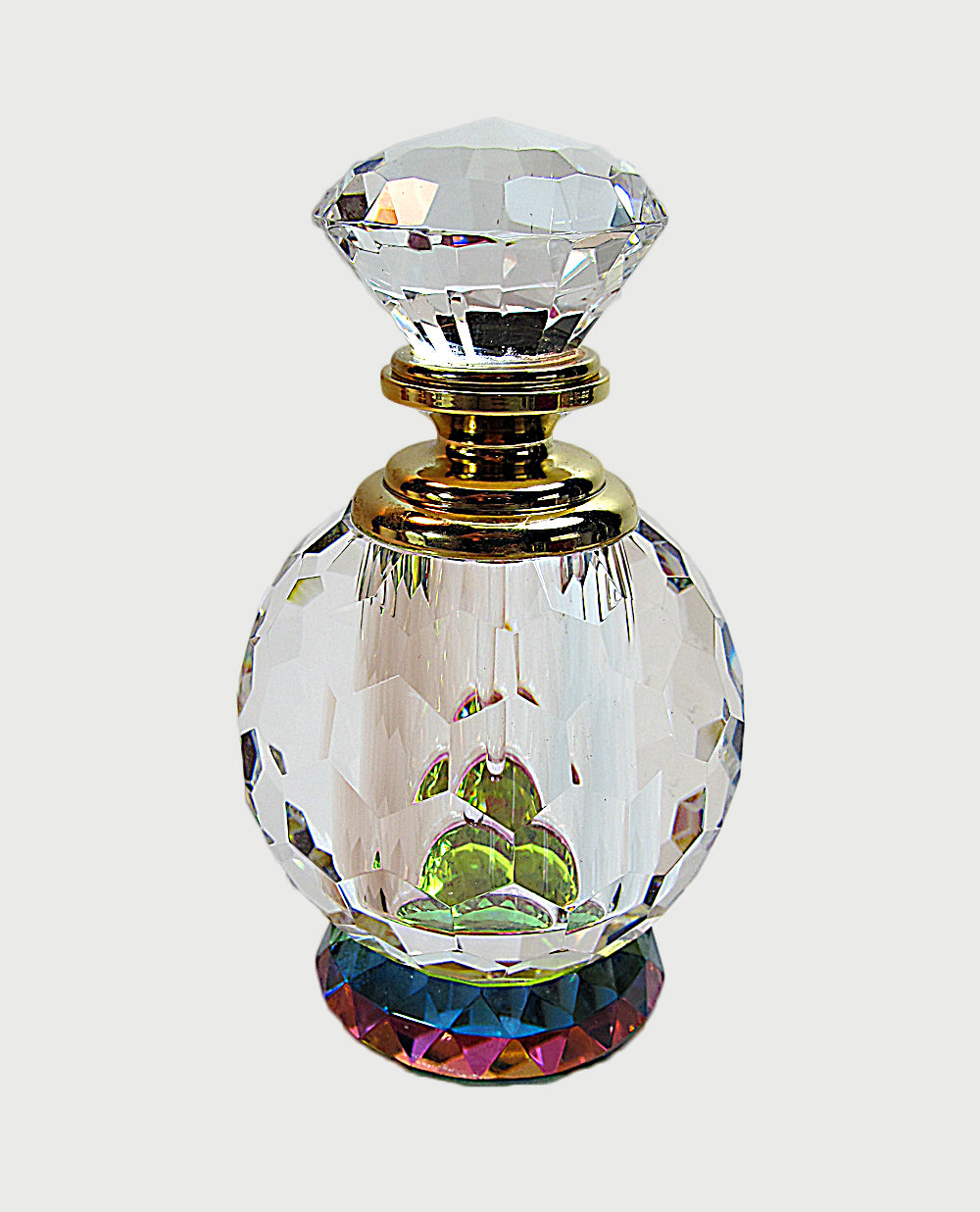 crystal perfume bottle