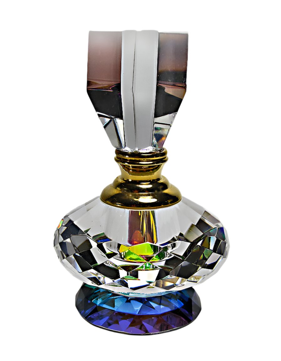 Crystal perfume flacon