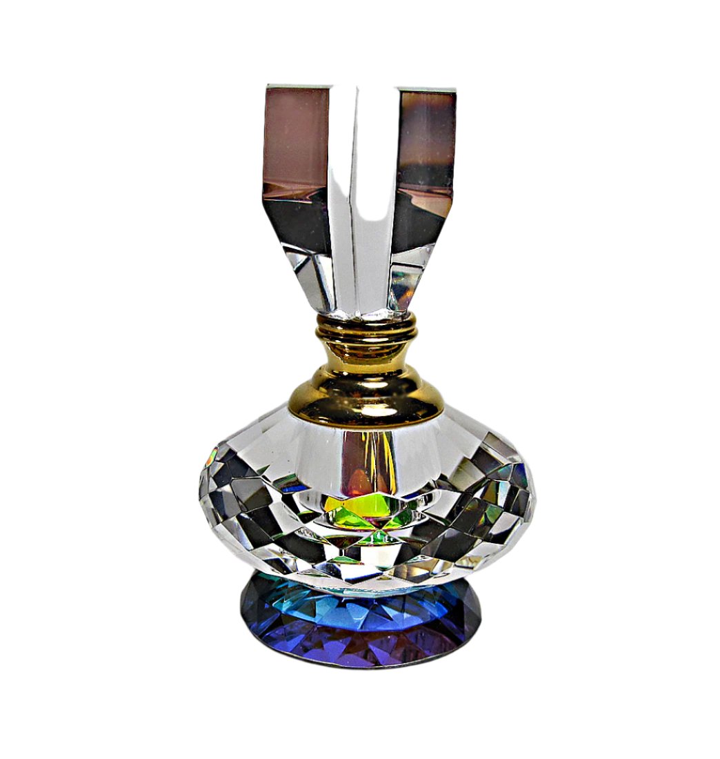 Crystal perfume flacon