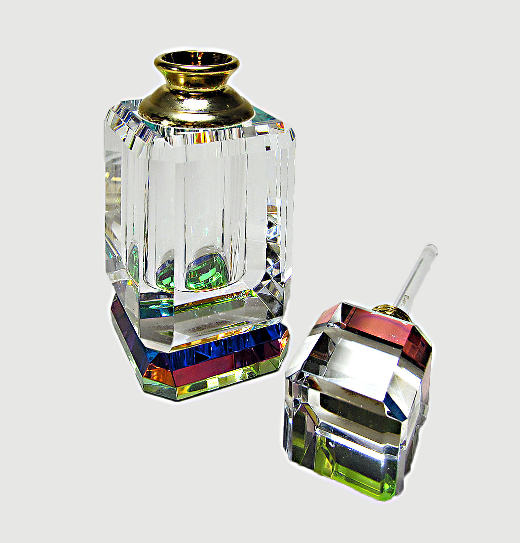 crystal perfume bottle