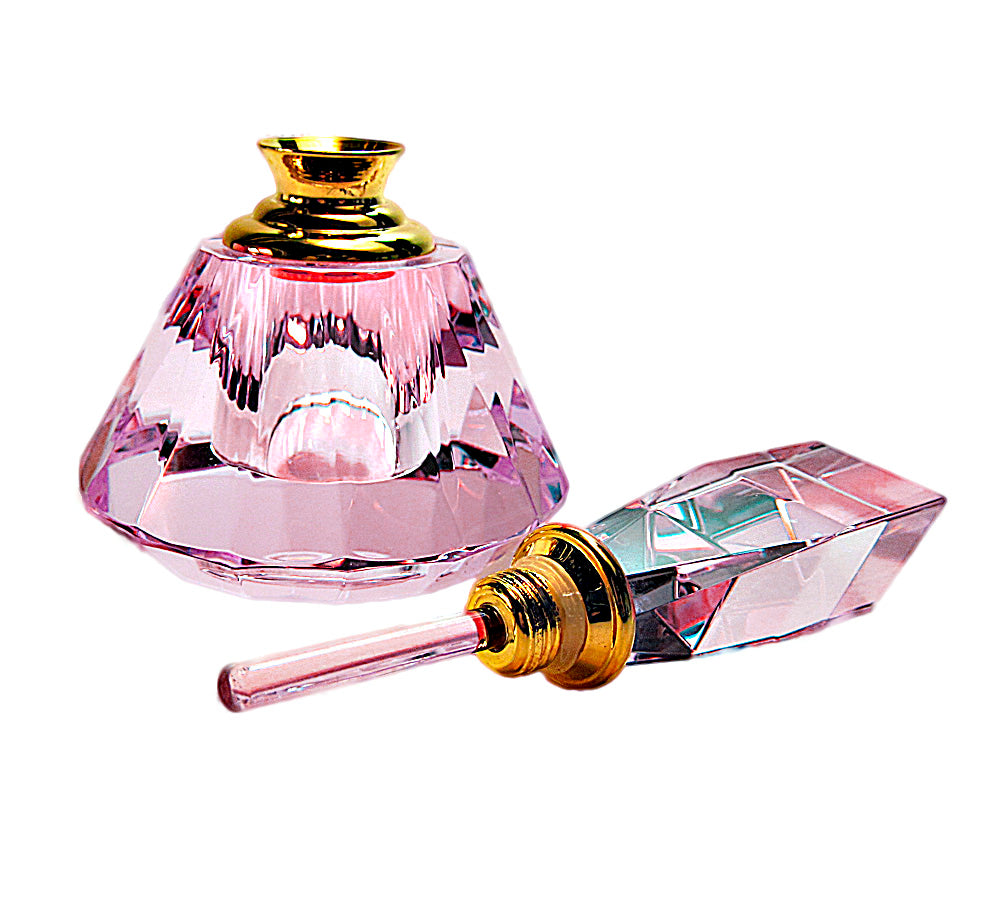 Vintage glass perfume bottle
