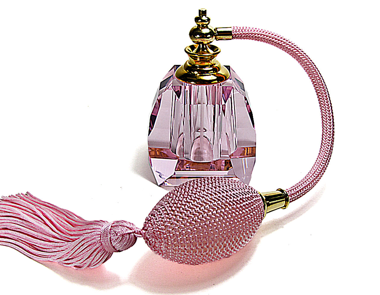 Unique crystal perfume bottle