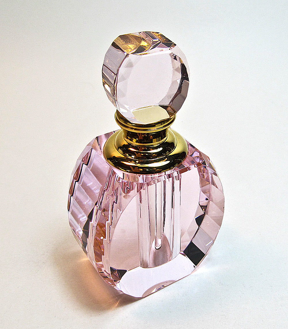 Crystal perfume flacon