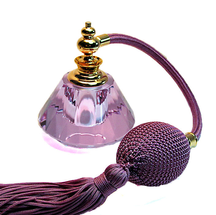 Vintage crystal perfume bottle
