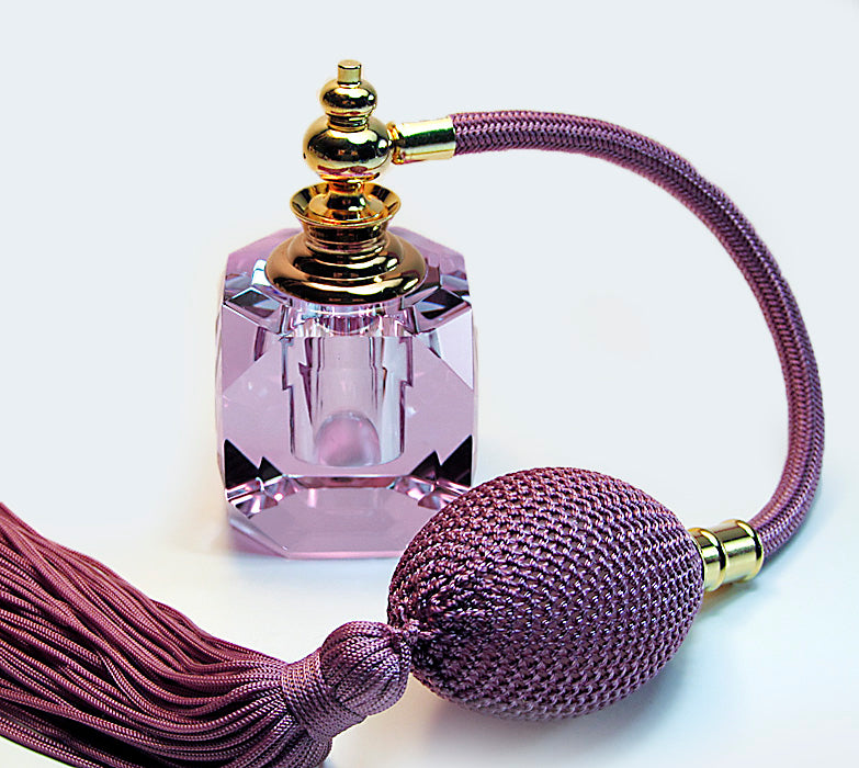 Crystal perfume bottle