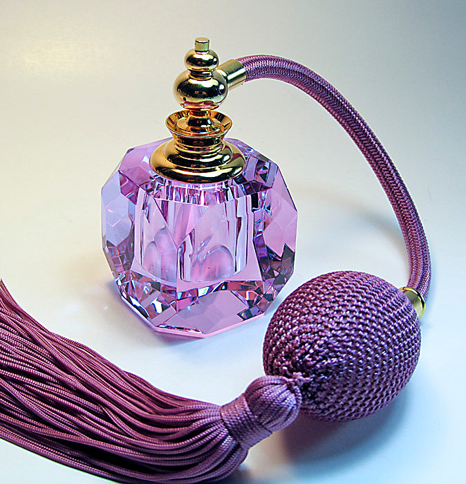Crystal perfume bottle