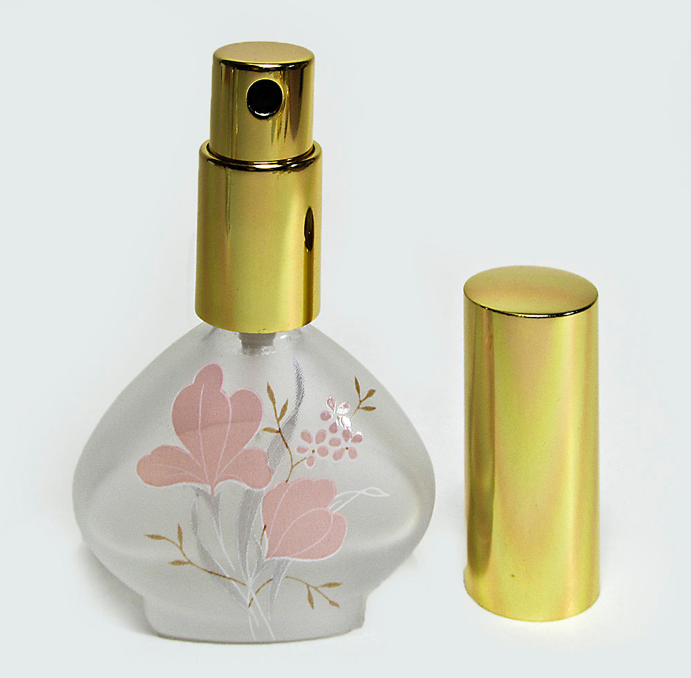 Floral Purse glass perfume bottle