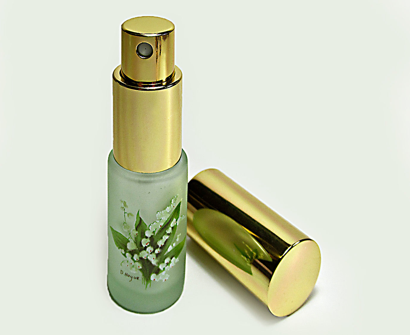 Floral Purse glass perfume atomizer