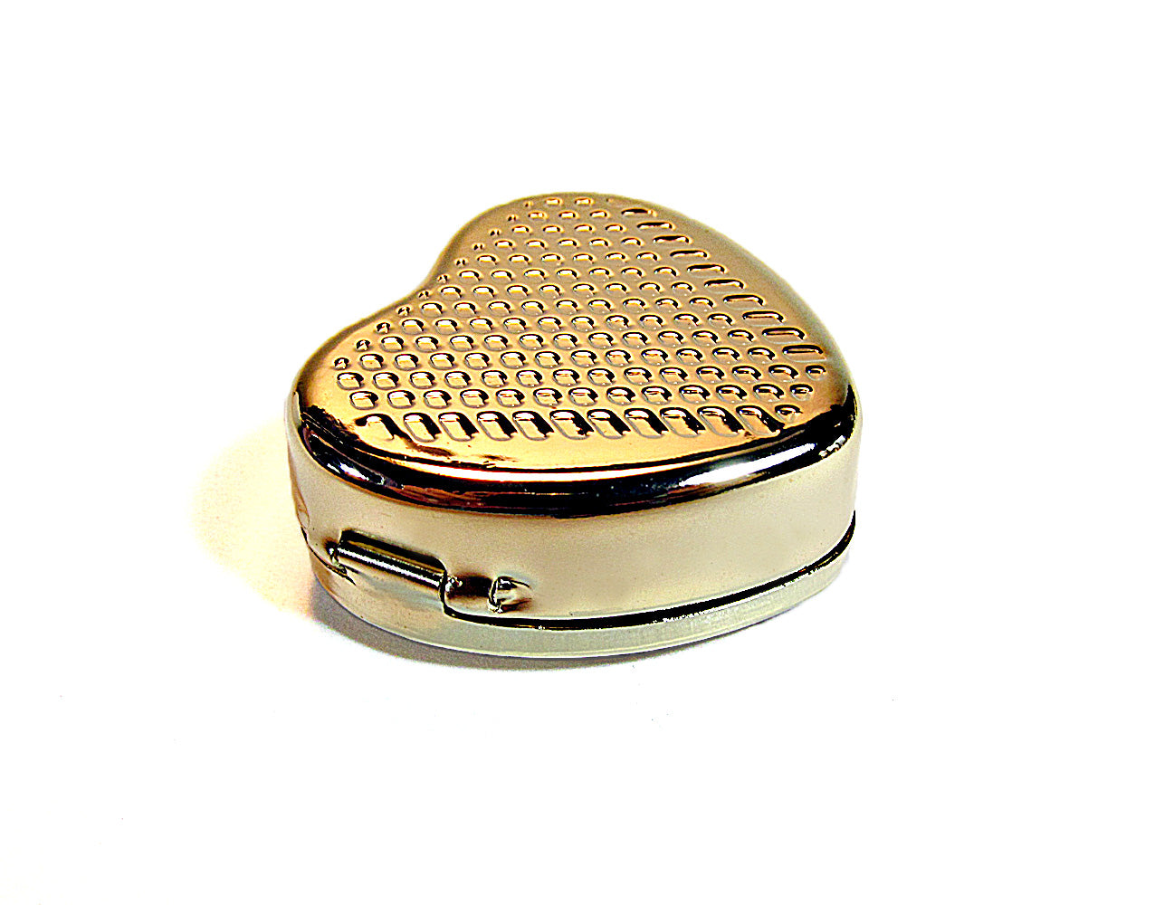 Compact Pill Box Made With Mother Pearl Shell For Pills And Small Jewelry.