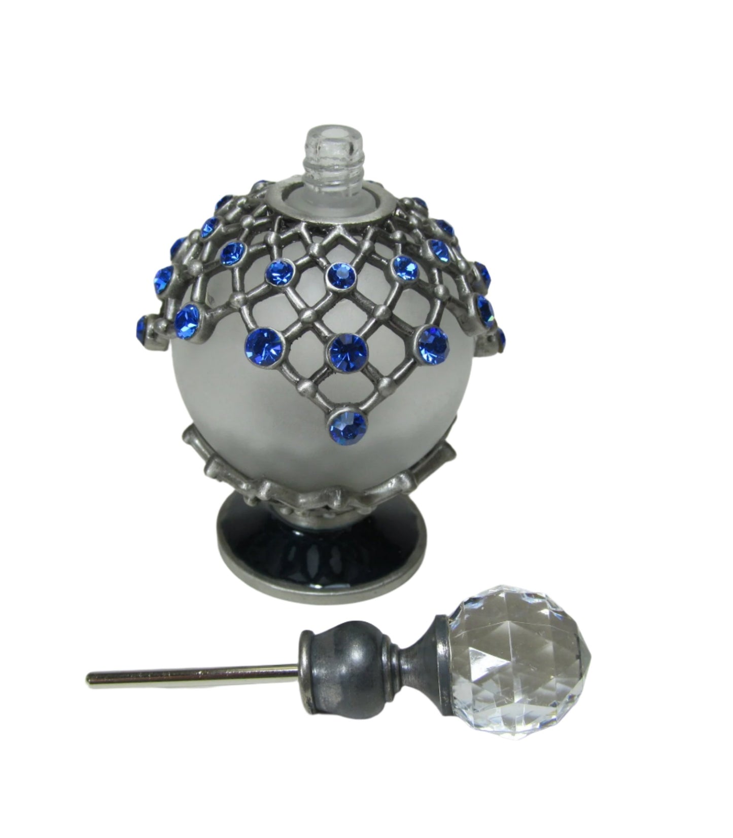 Antique perfume glass bottle