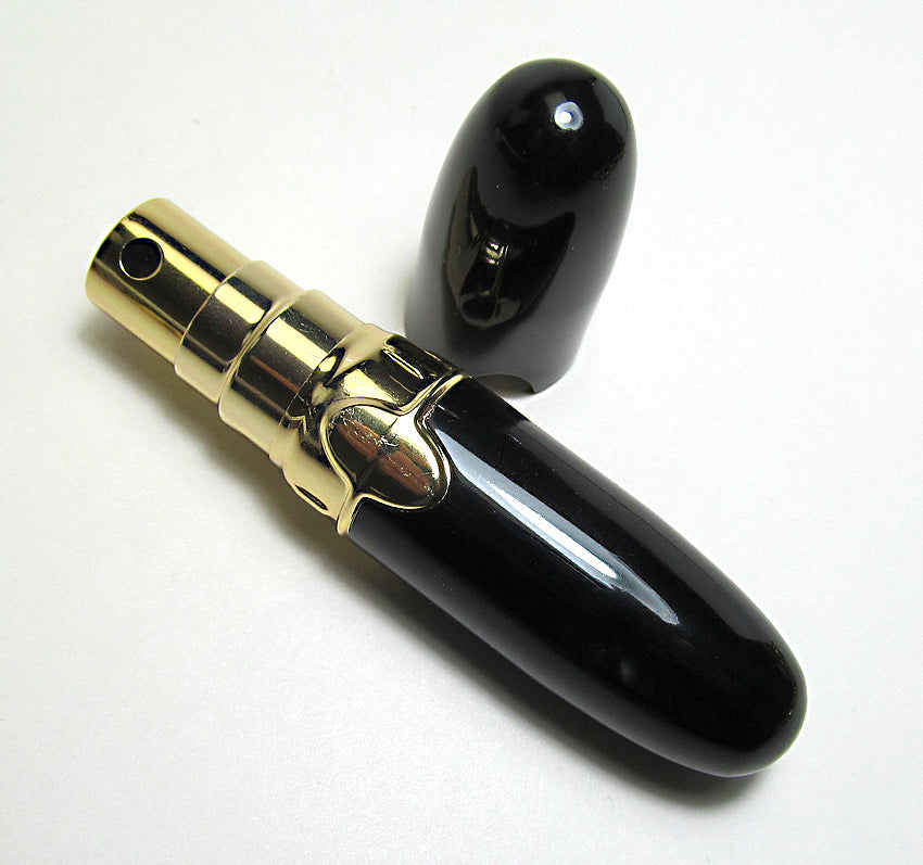 perfume bottle and atomizer