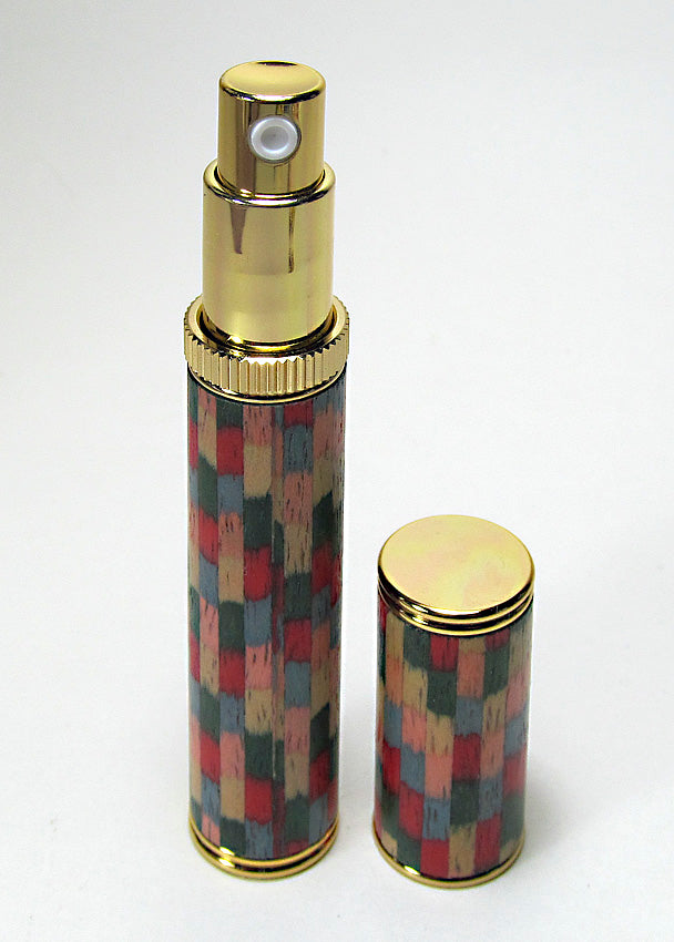 Empty perfume atomizer bottle
