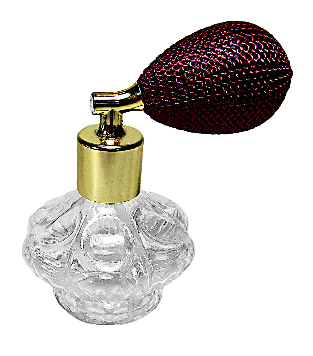 empty glass perfume bottle