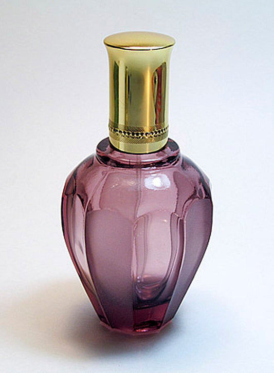 Vintage Purple Glass Perfume Bottle With Leakproof Atomizer Pump And Cap.