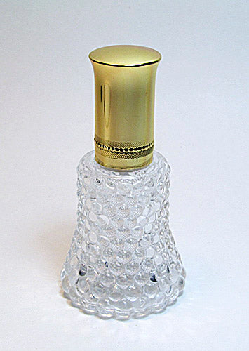 Crystal Glass Perfume Bottle With Leakage Proof Atomizer Spray Pump and Over Cap.