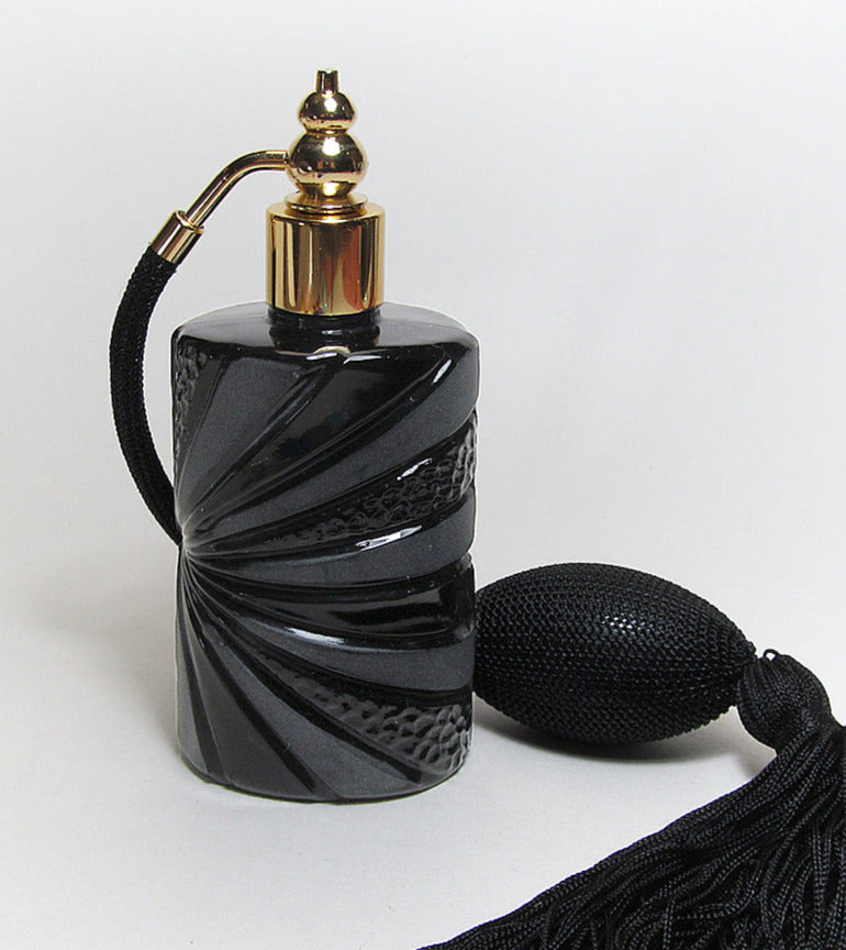 black perfume atomizer bottles