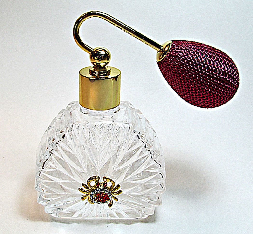 perfume bottle with bulb sprayer
