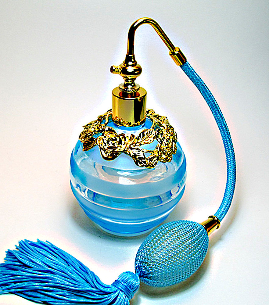 Vintage perfume glass bottle