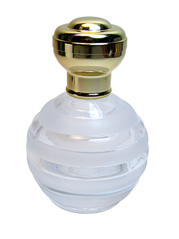 Excellent Glass Perfume Bottle With Gold Atomizer Spray Pump and Metal Cap.