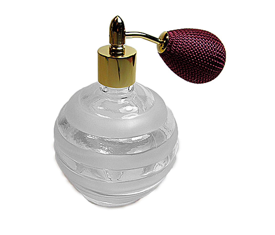 Excellent Glass Perfume Bottle With Bulb Spray Attachment.