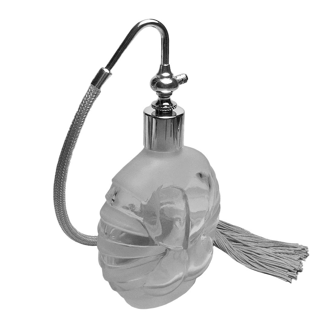 Vintage Glass Perfume Bottle With Tassel Spray Mounting
