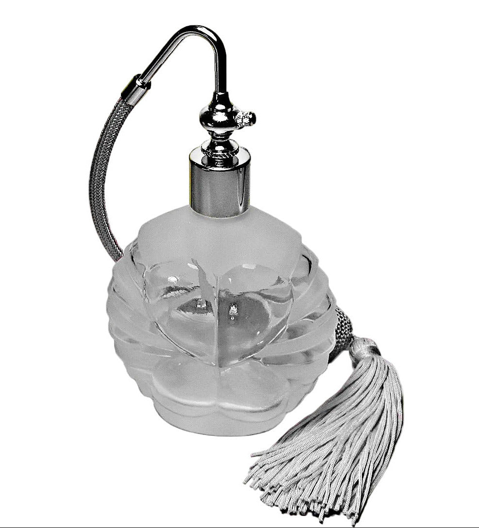 Vintage Glass Perfume Bottle With Tassel Spray Mounting