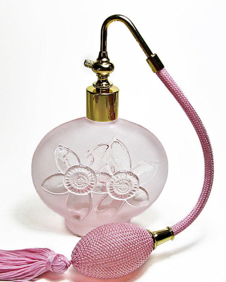 pink perfume atomizer bottle