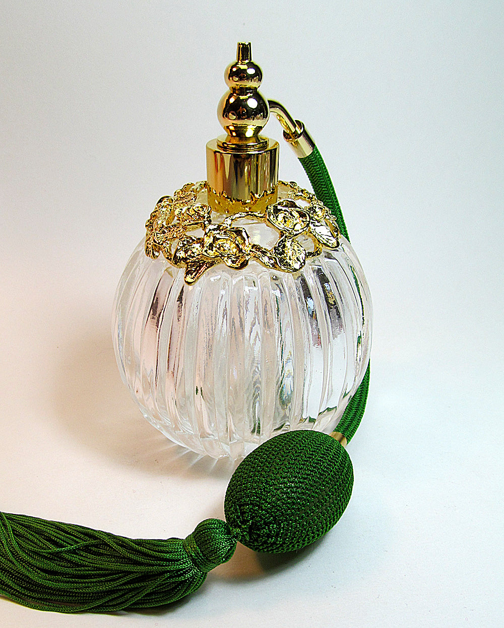 Unique Perfume Bottle With Bulb And Tassel Spray Mounting
