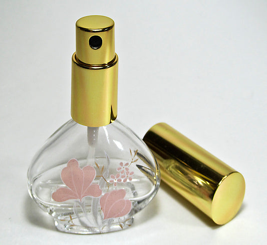 Floral Purse glass perfume bottle