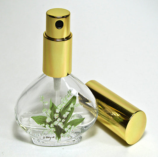 Floral Purse glass perfume bottle