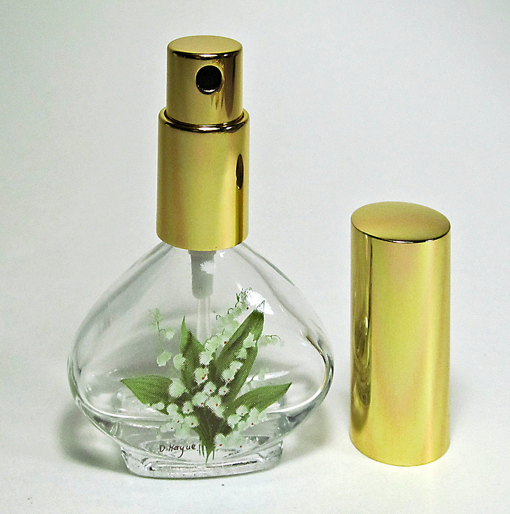 Floral Purse glass perfume bottle