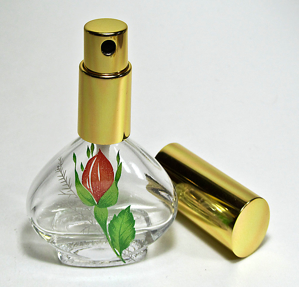 Floral Purse glass perfume bottle