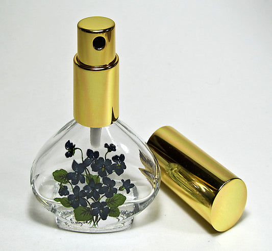 Floral Purse glass perfume bottle