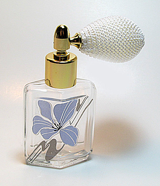 Floral perfume bottles