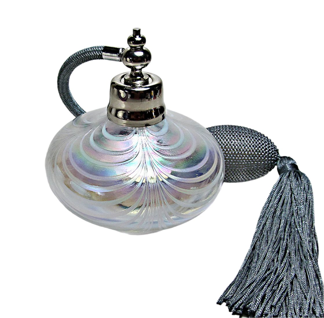 Art hand made vintage glass perfume atomizer bottle – Atomizers King