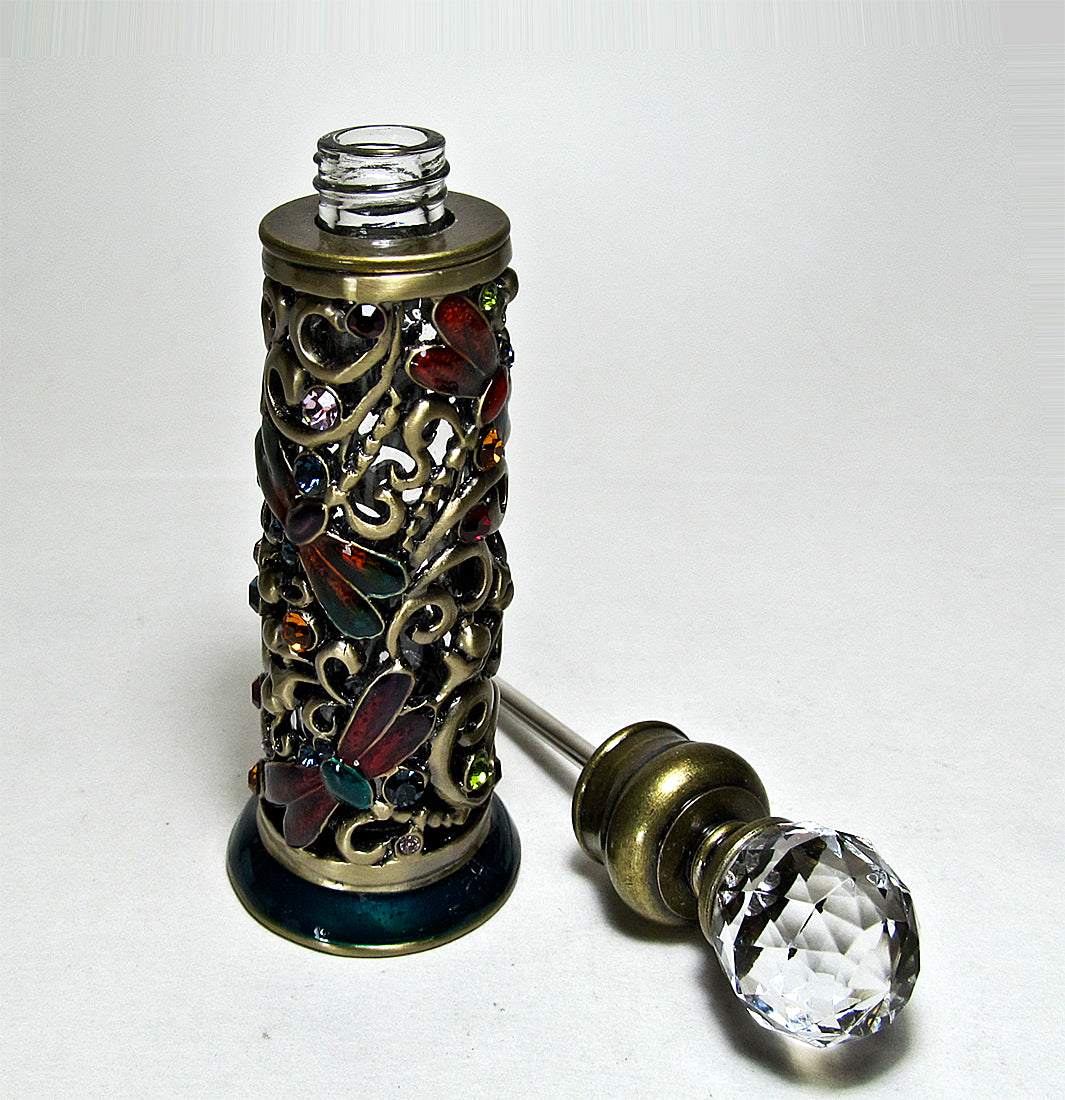crystal antique perfume bottle