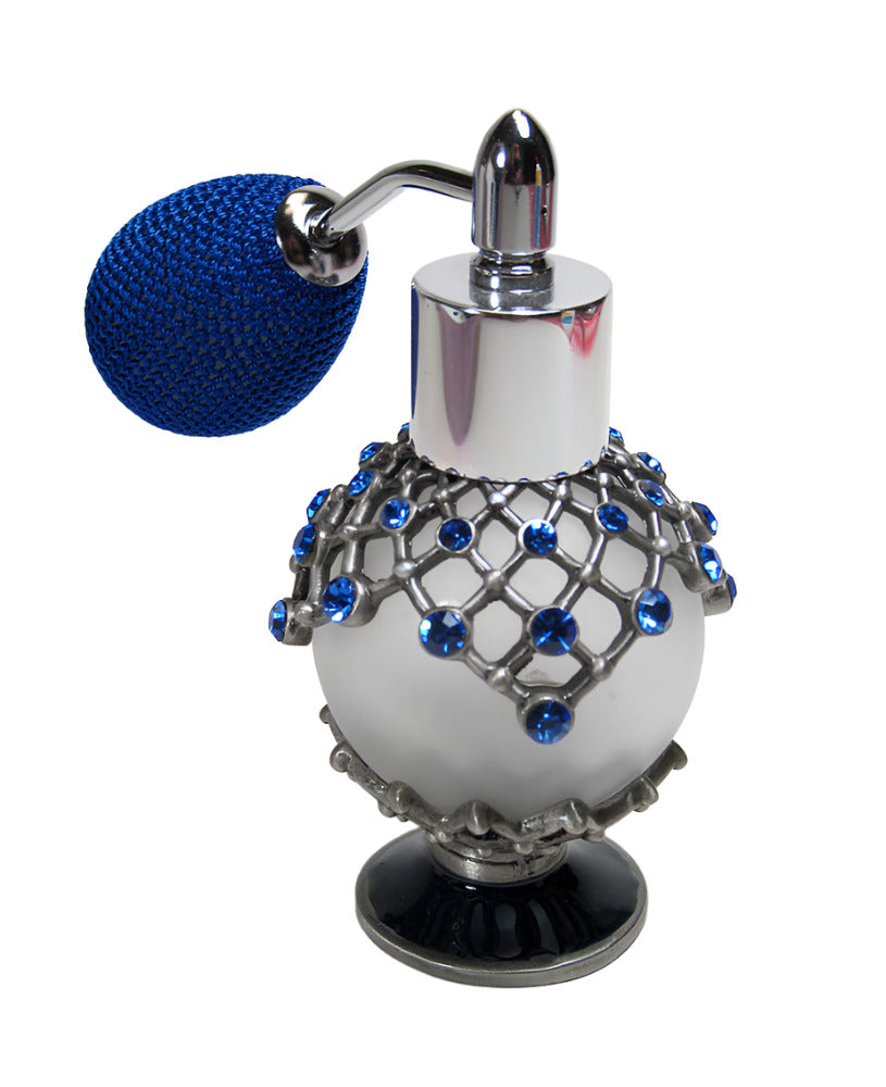 Refillable antique perfume bottle